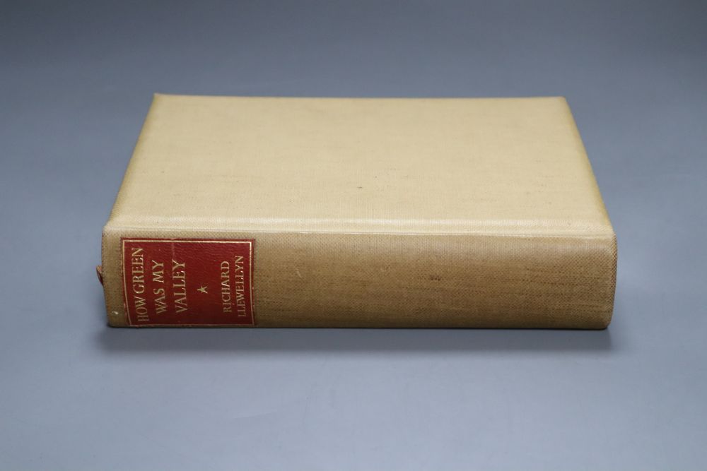 Llewellyn (Richard), How Green Was My Valley, Michael Joseph, 1939, signed limited edition, No. 12/200